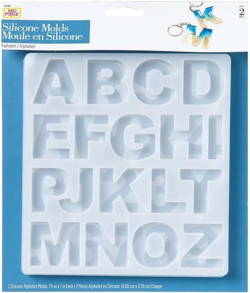 Alphabet Silicone Molds, Set of Two — Mod Podge, view 2