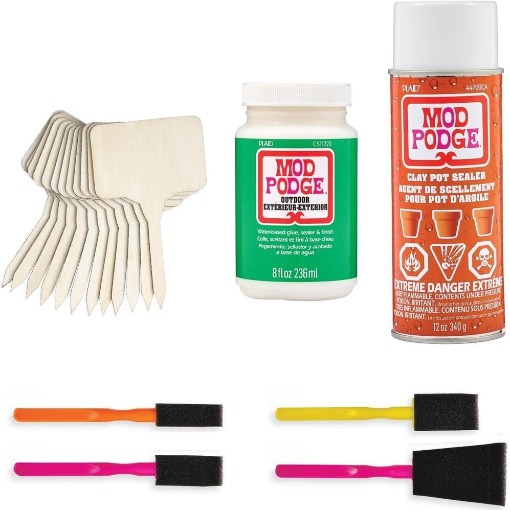Clay Pot Kit, Eighteen Pieces — Mod Podge, view 2