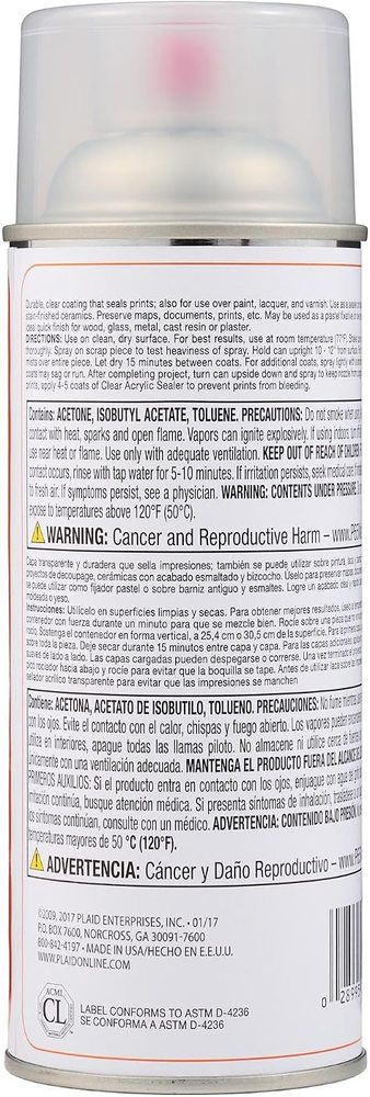 Clear Acrylic Spray Gloss, 12 oz — Mod Podge, view 3