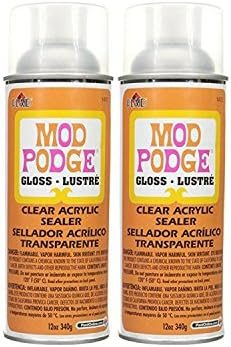 Clear Acrylic Spray Gloss, Two-Can Pack — Mod Podge