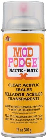 Clear Acrylic Spray Matte, 12 oz — Mod Podge