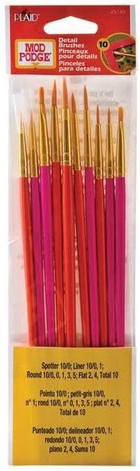 Craft Brush Set, Ten Pieces — Mod Podge, view 2