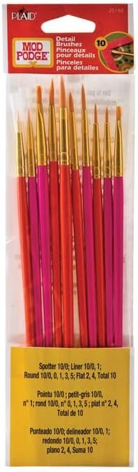 Craft Brush Set, Ten Pieces — Mod Podge, view 3