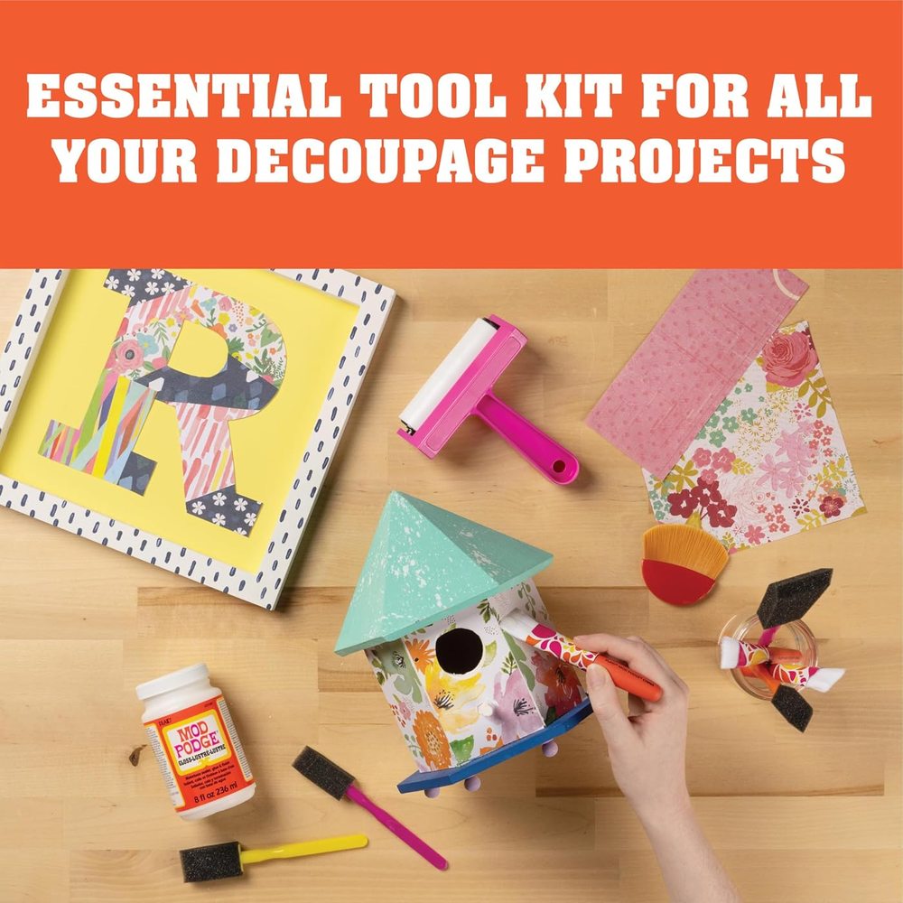 Decoupage Tool Kit, Ten Pieces — Mod Podge, view 3