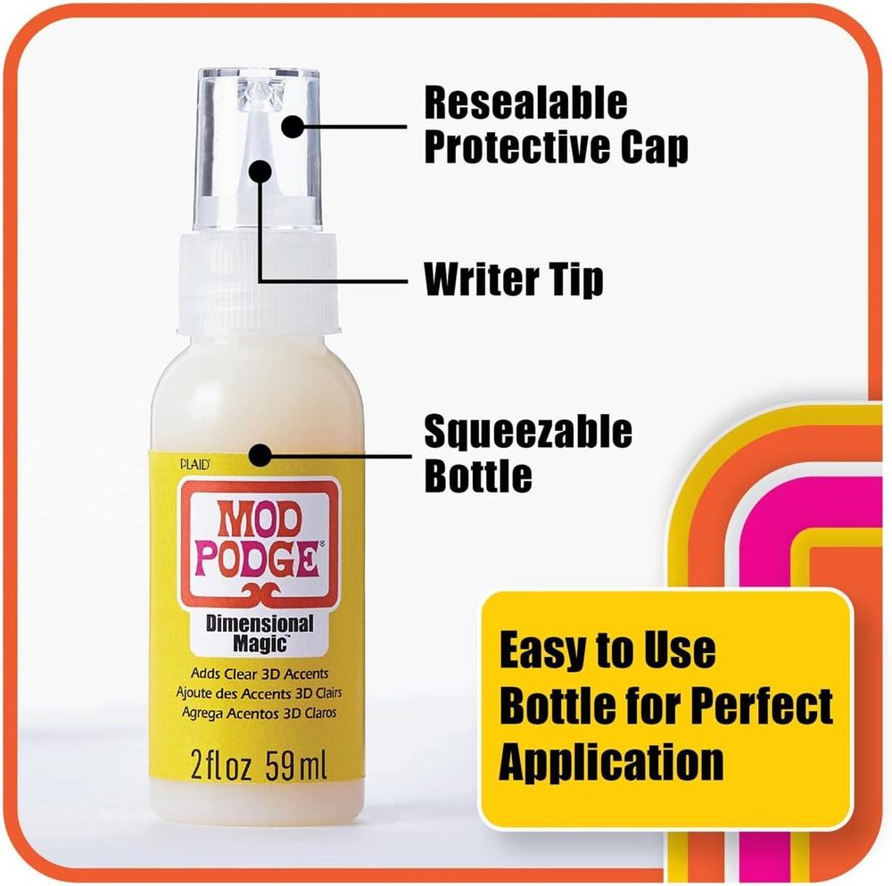 Dimensional Magic 2 oz, Two-Bottle Pack — Mod Podge, view 3