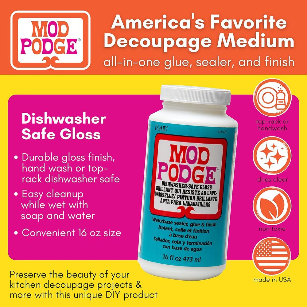 Dishwasher Safe Gloss, 16 oz — Mod Podge, view 3