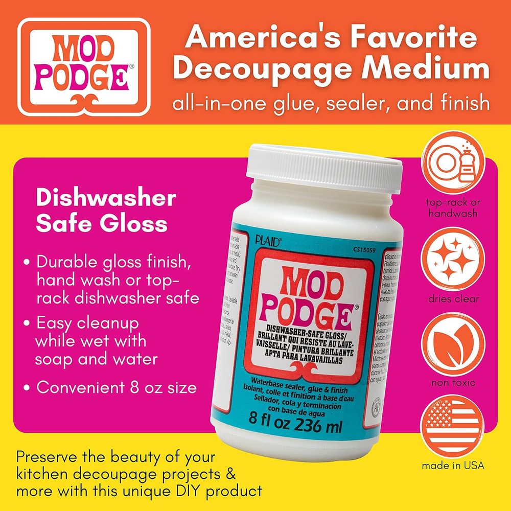 Dishwasher Safe Gloss, 8 oz — Mod Podge, view 3