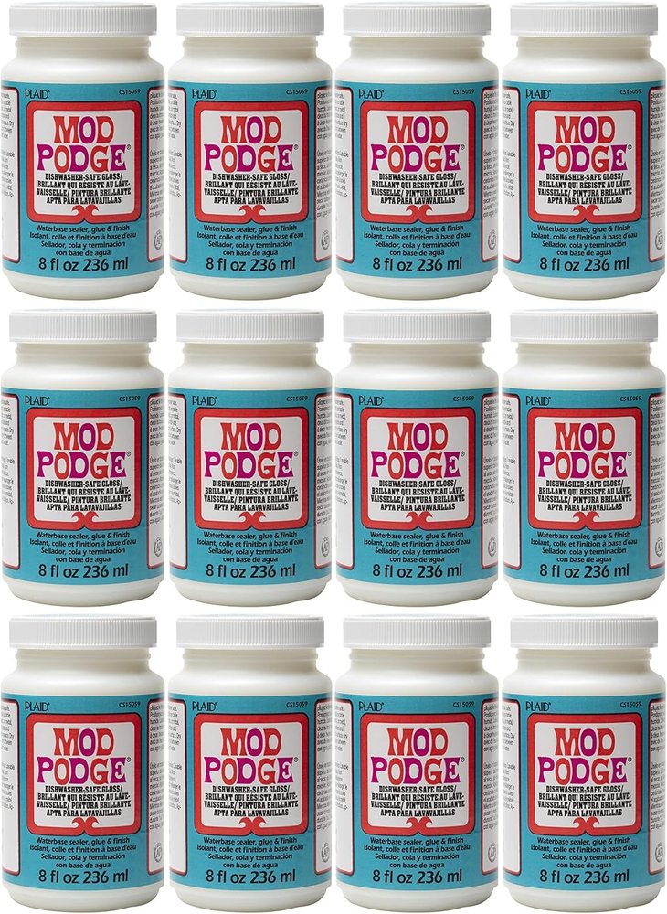 Dishwasher Safe Gloss 8 oz, Twelve-Bottle Case — Mod Podge, view 2