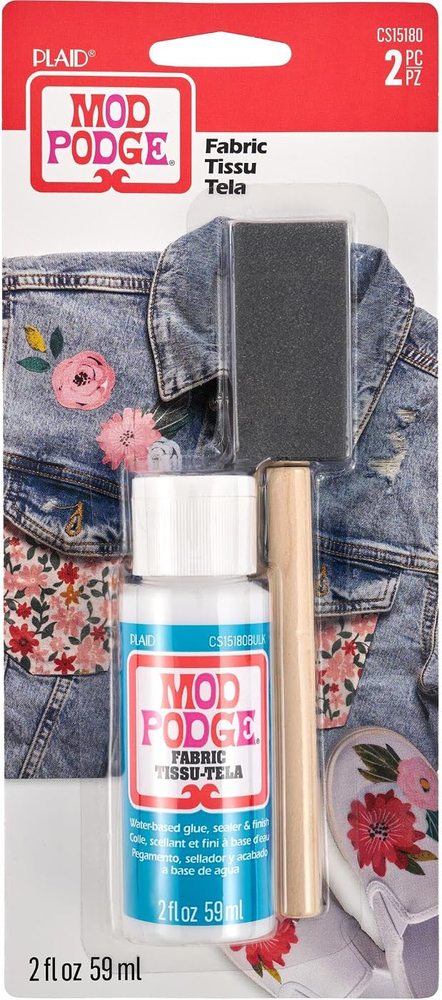 Fabric Finish Kit with Foam Brush — Mod Podge, view 2