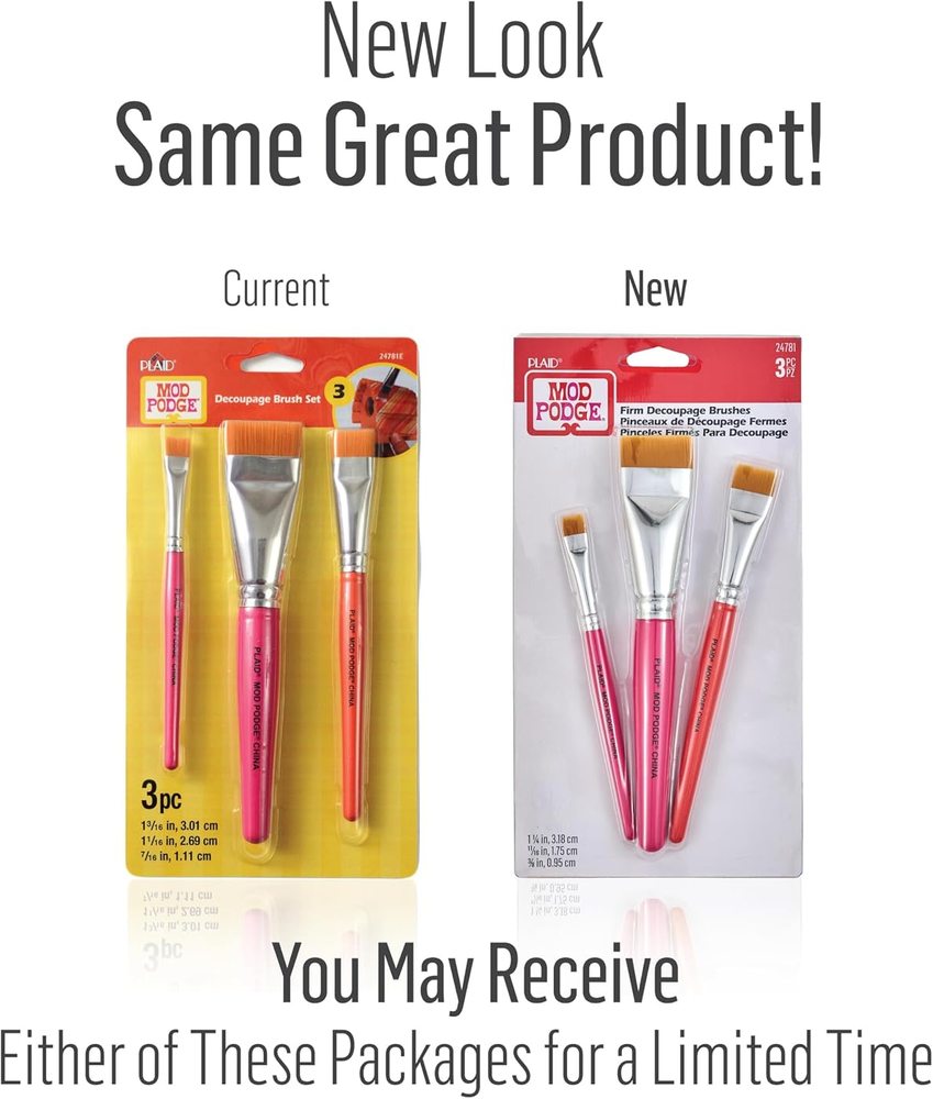 Furniture Brush Set, Three Pieces — Mod Podge, view 3