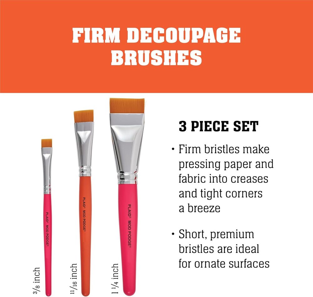 Furniture Brush Set, Three Pieces — Mod Podge, view 4