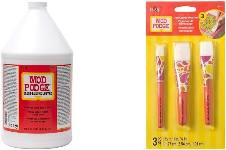 Gloss Gallon Jug with Brush Set — Mod Podge, view 2