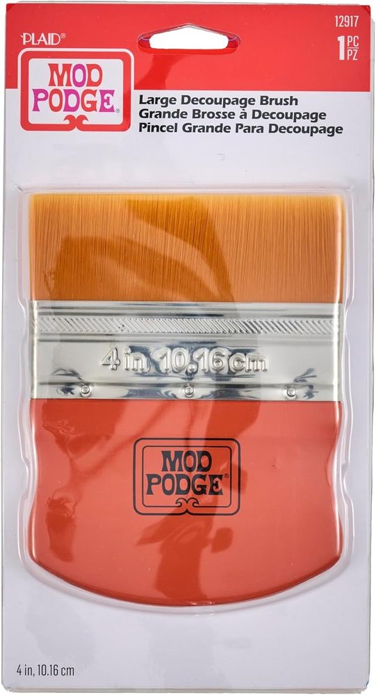 Gold Taklon Brush Applicator, 4 Inch — Mod Podge, view 2