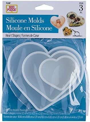 Hearts Silicone Molds, Set of Three — Mod Podge