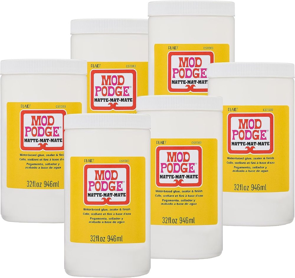 Matte Finish 32 oz, Six-Bottle Case — Mod Podge, view 2