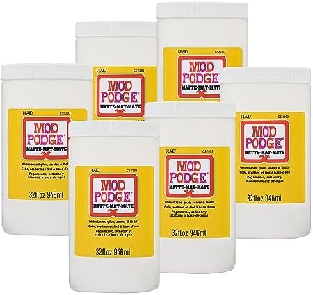 Matte Finish 32 oz, Six-Bottle Case — Mod Podge