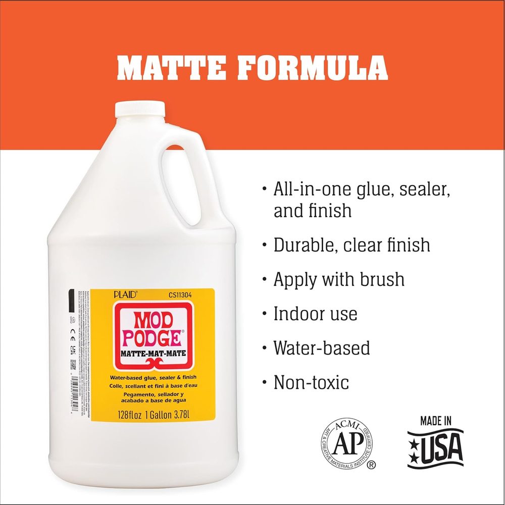 Matte Finish, One-Gallon Jug β Mod Podge, view 3