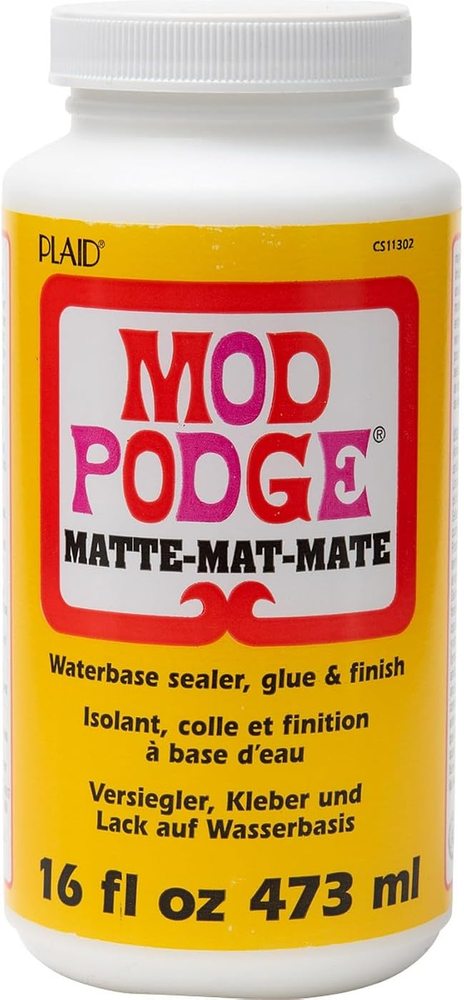 Matte Sealer, Glue and Finish, 16 oz — Mod Podge, view 2