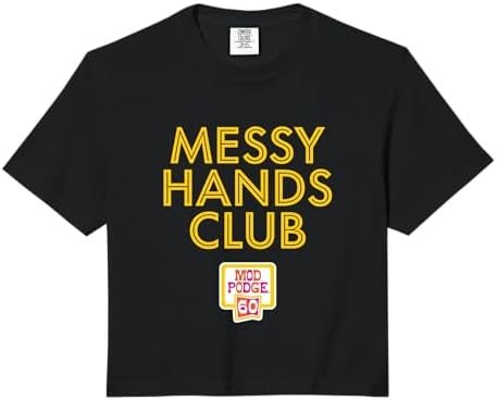 Messy Hands Club Crop Top — Mod Podge