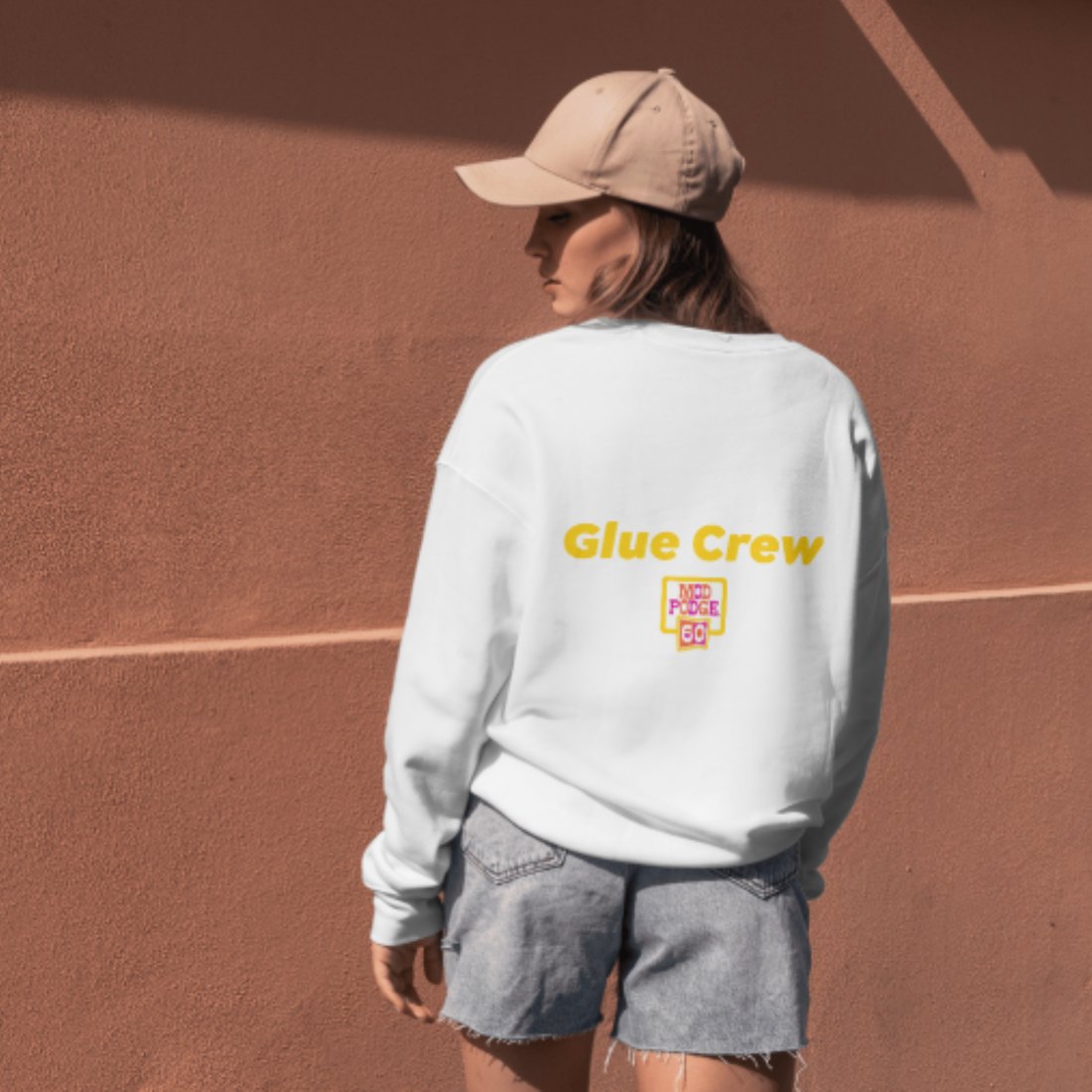 A Mod Podge crafter sweatshirt