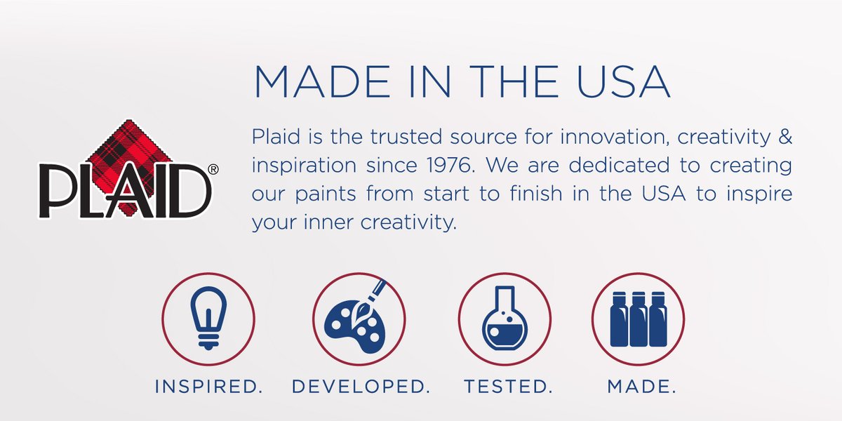 Made in the USA — Plaid quality standards
