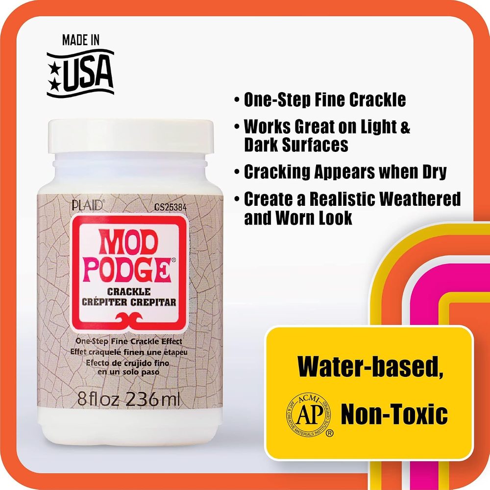 One-Step Crackle Medium, 8 oz — Mod Podge, view 3