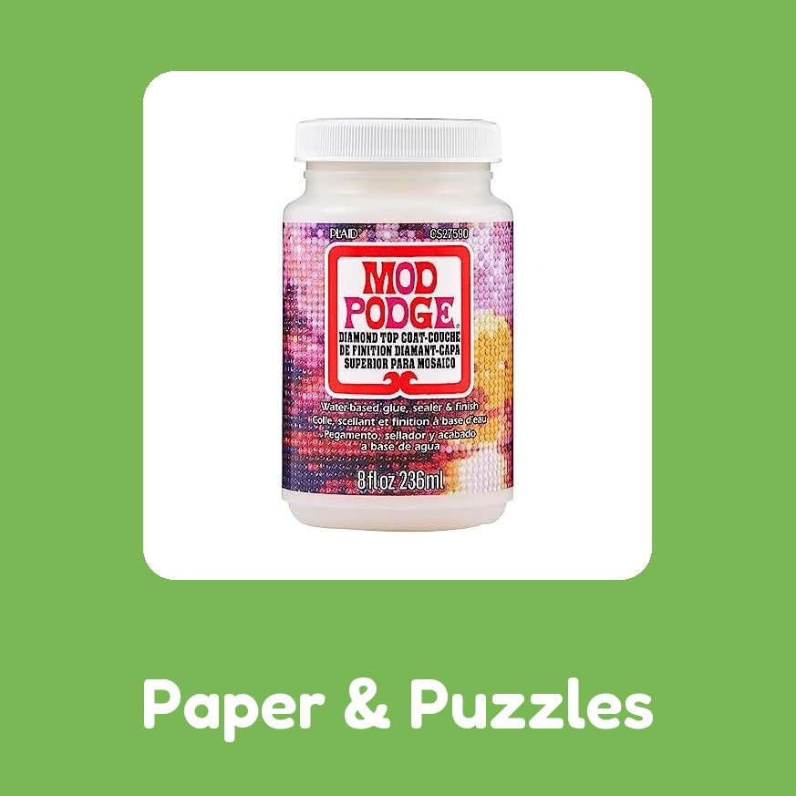 Paper and Puzzle Finishes — Mod Podge
