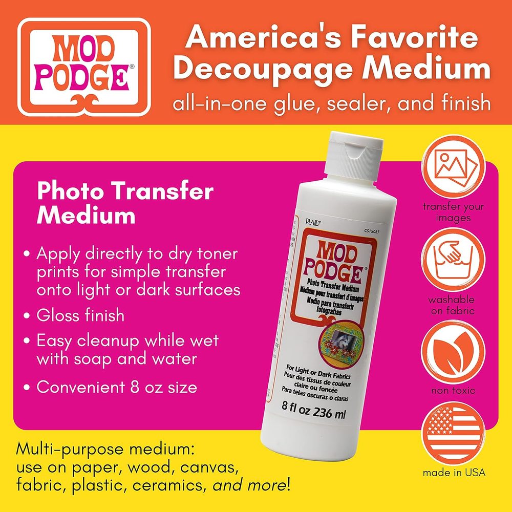 Photo Transfer Medium, 8 oz — Mod Podge, view 3