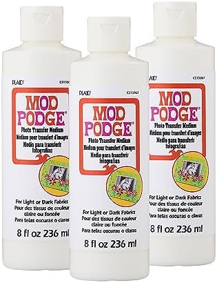 Photo Transfer Medium 8 oz, Three-Bottle Pack — Mod Podge