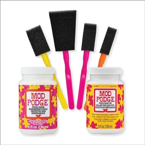 Puzzle Saver Kit with Foam Brushes — Mod Podge