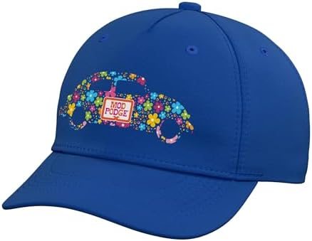 Retro Floral Baseball Hat, Royal Blue — Mod Podge