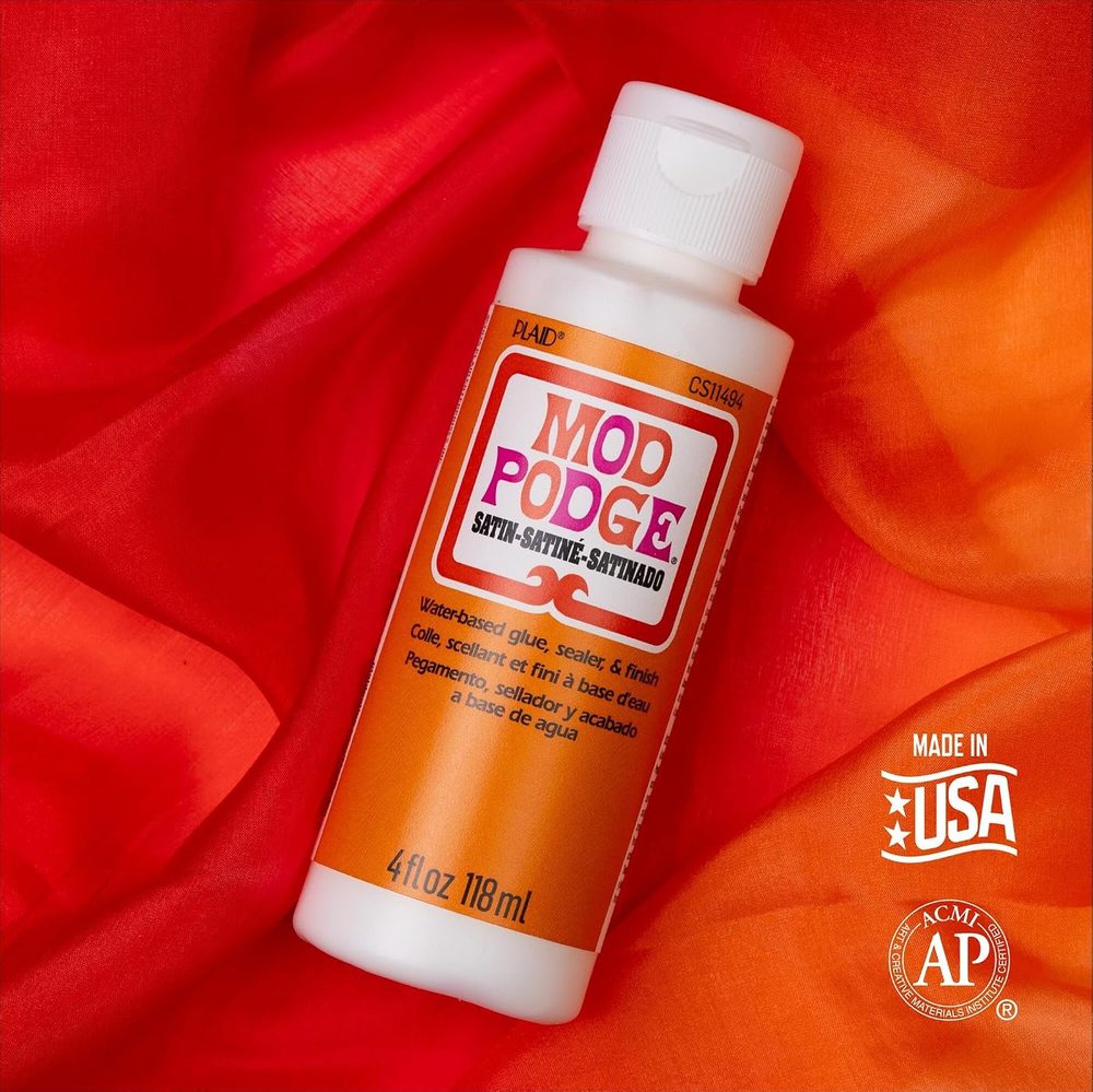 Satin Waterbased Finish, 4 oz — Mod Podge, view 3