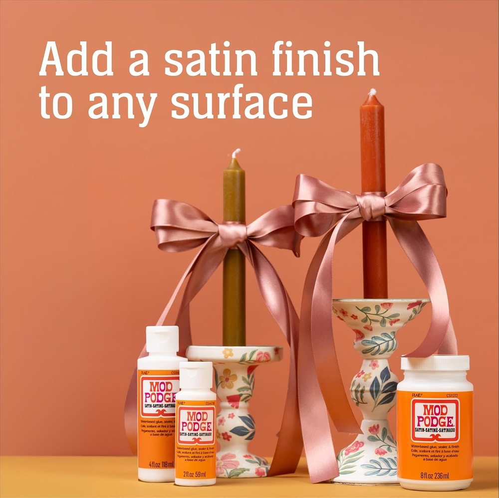 Satin Waterbased Finish, 4 oz — Mod Podge, view 5