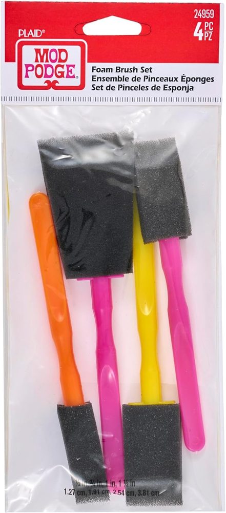 Scrapbooking Foam Brush Set, Four Pieces — Mod Podge, view 2