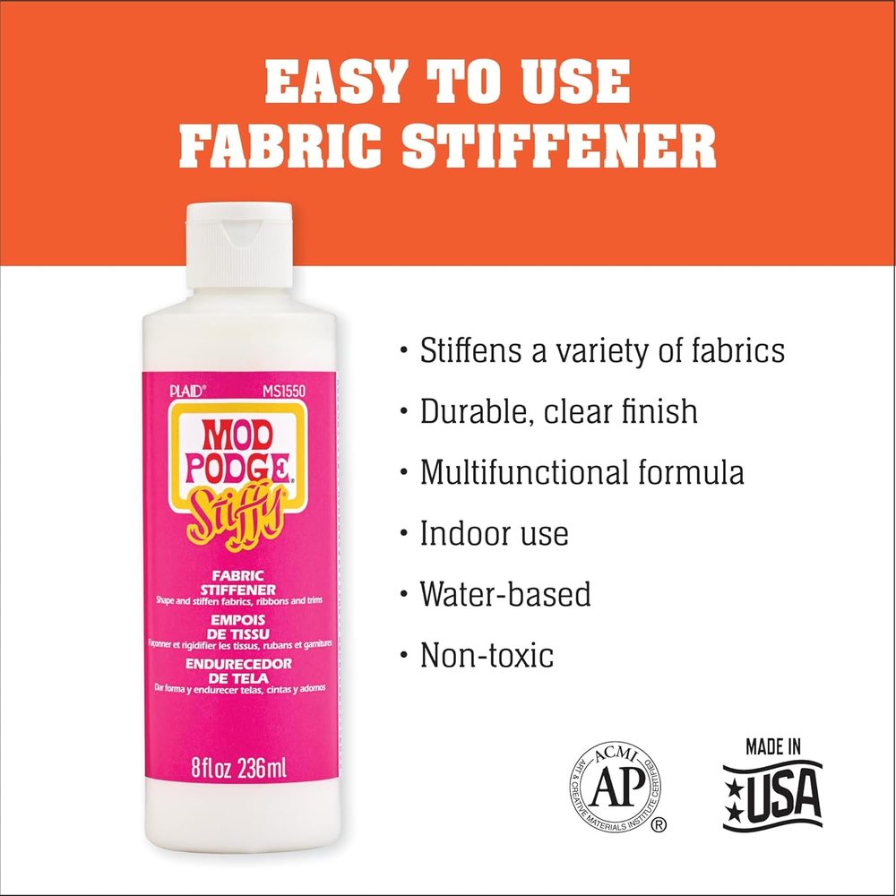 Stiffy Fabric Stiffener, 8 oz — Mod Podge, view 3