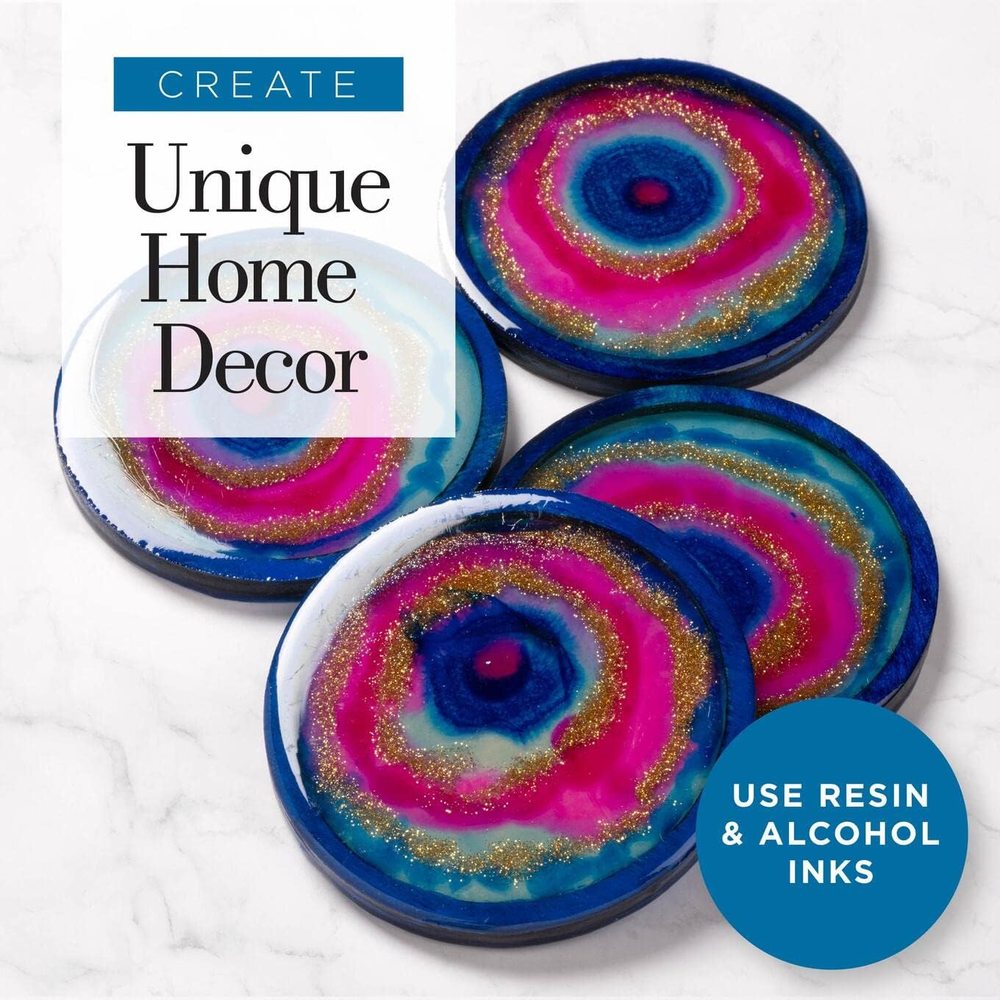 Wood Pouring Coasters, Set of Four — Mod Podge, view 5