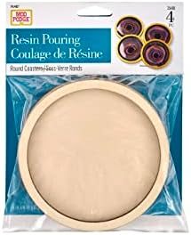 Wood Pouring Coasters, Set of Four — Mod Podge